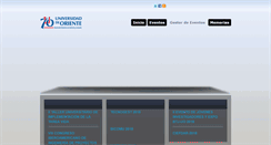 Desktop Screenshot of eventos.uo.edu.cu
